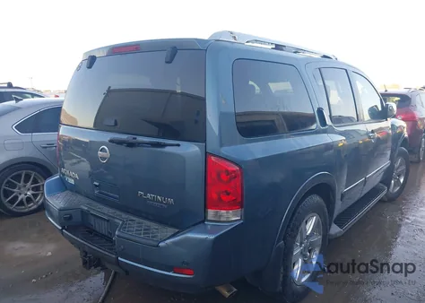 2010 Nissan Armada Platinum z USA, uszkodzony, nr VIN 5N1BA0NE2AN613053